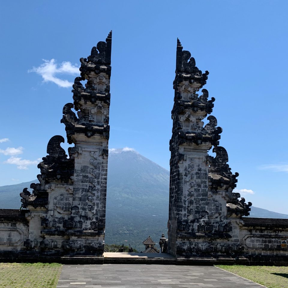 The split gates of Lempuyang Temple framing Mount Agung, Bali
The split gates of Lempuyang Temple framing Mount Agung, Bali

